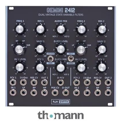 AJH Synth Gemini 2412 Dual SVF black
