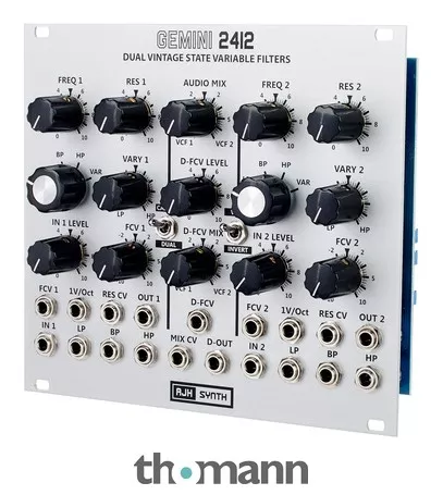 AJH Synth Gemini 2412 Dual SVF silver