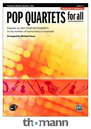 Alfred Music Publishing Pop Quartets For All Trombone