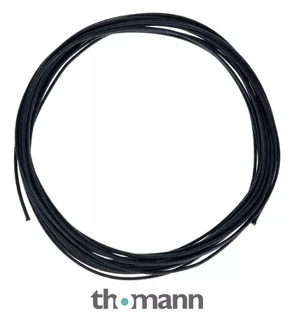 Allparts Cloth Covered Stranded Wire BK