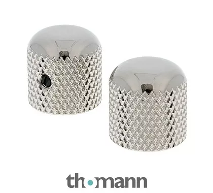 Allparts Metal Dome Knobs Nickel