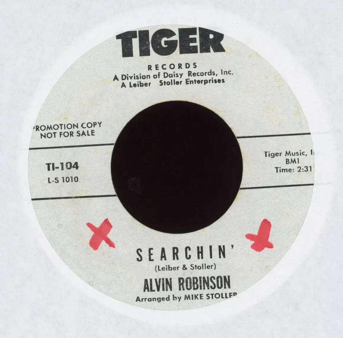 Alvin Robinson -Searchin' on Tiger Promo