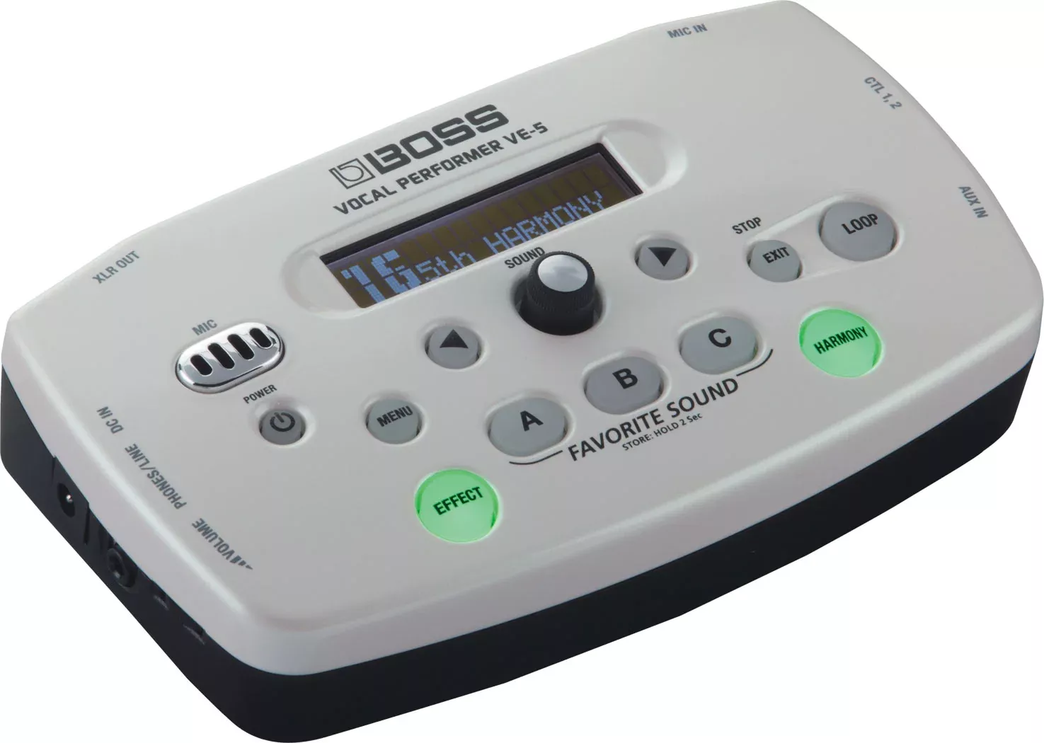 BOSS VE-5-WH Vocal Performer (White)