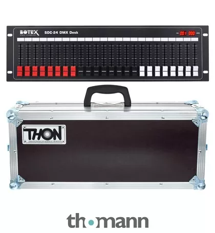Botex SDC-24 DMX Desk Road Pack