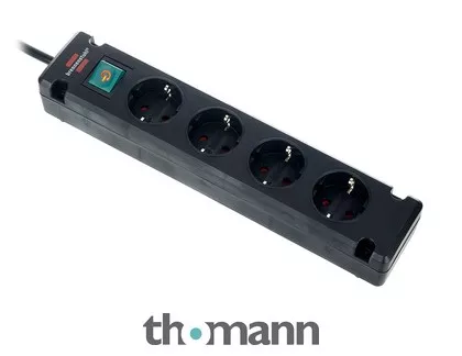 Brennenstuhl Bremounta Socket Strip 4Way BK