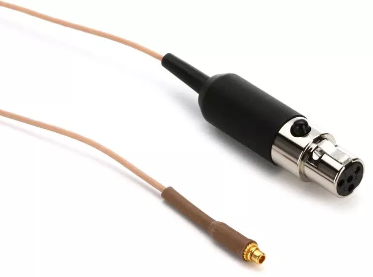 Countryman E6CABLET2ZV - Tan, 2mm Duramax, 3.5mm locking for Azden