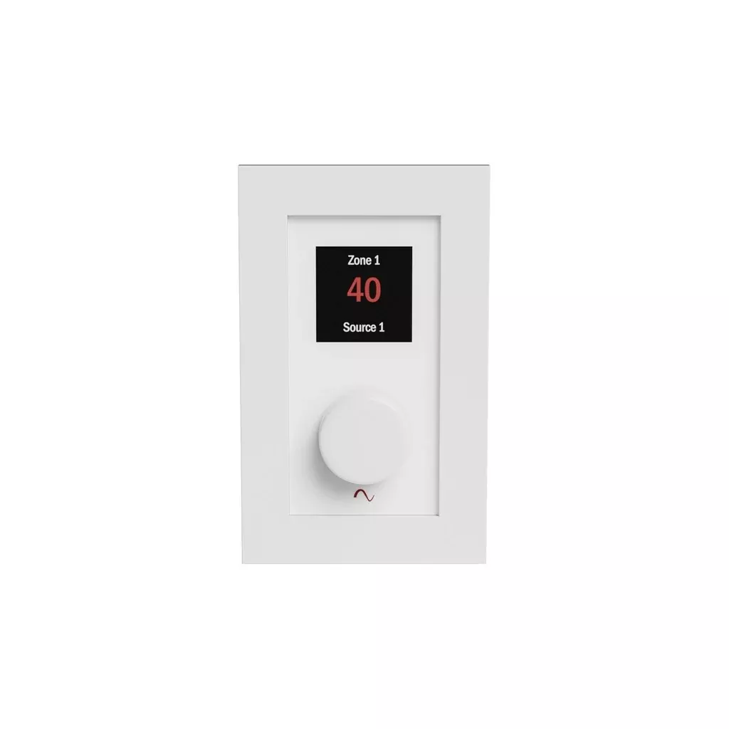 Episode EA-COM-WP-ZONE-WH Zone/Source Controller Wall Plate, White