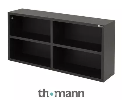 Fun Generation CD Shelf Four Black