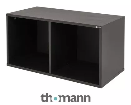 Fun Generation Vinyl Shelf Two Black