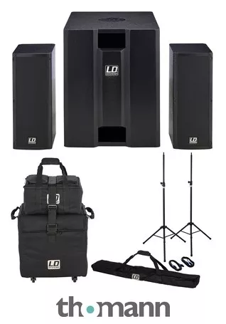 LD Systems Dave 8 Roadie Bundle