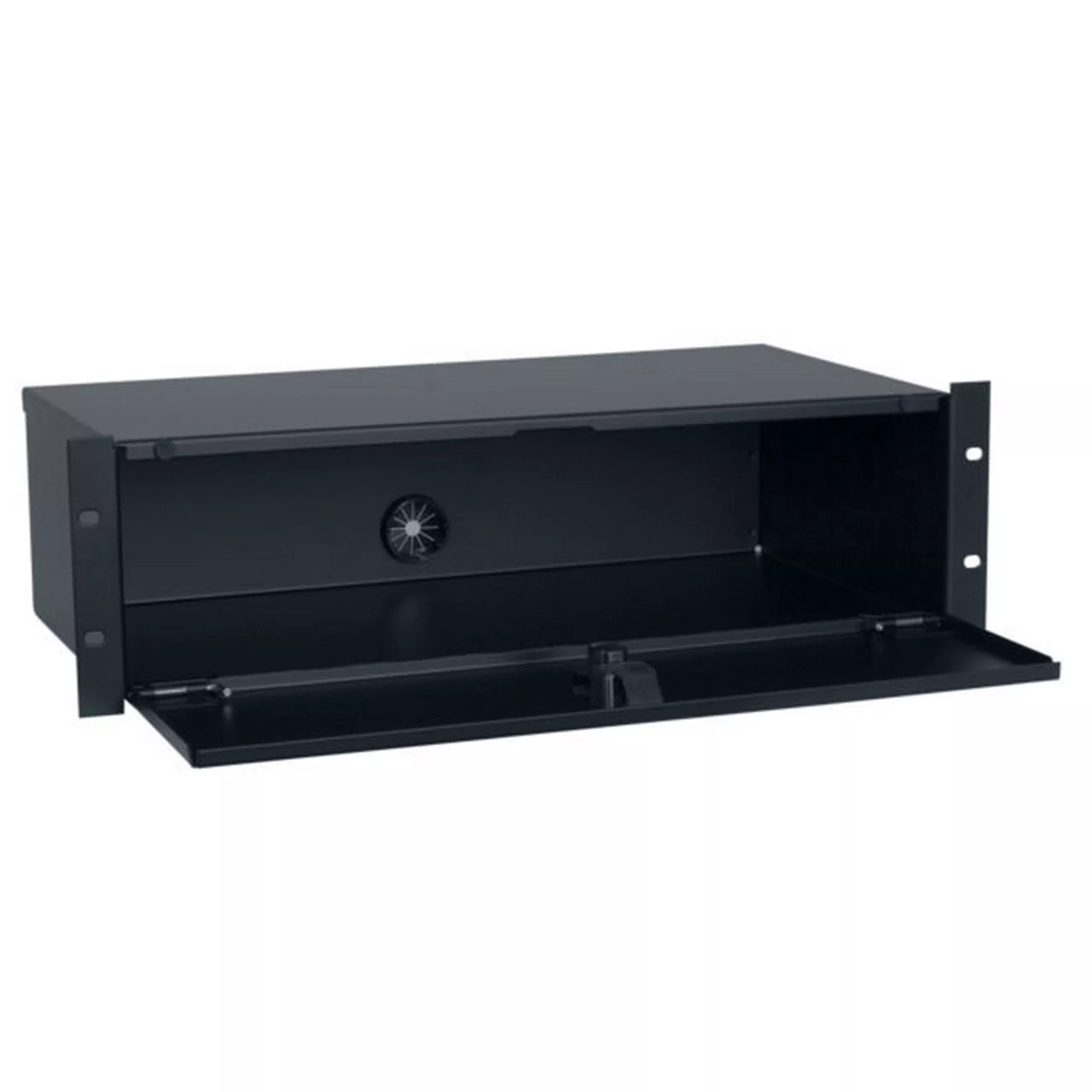 Lowell SBL-39 3U Storage Box with Lock