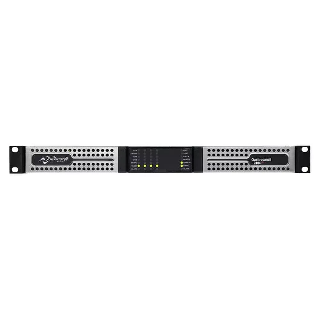 Powersoft Quattrocanali 2404 DSP+ 4-Channel Install Amplifier with AES67