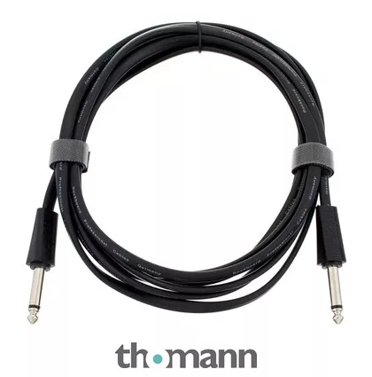 Rockboard Flat Lead Cable 300cm S/S blk