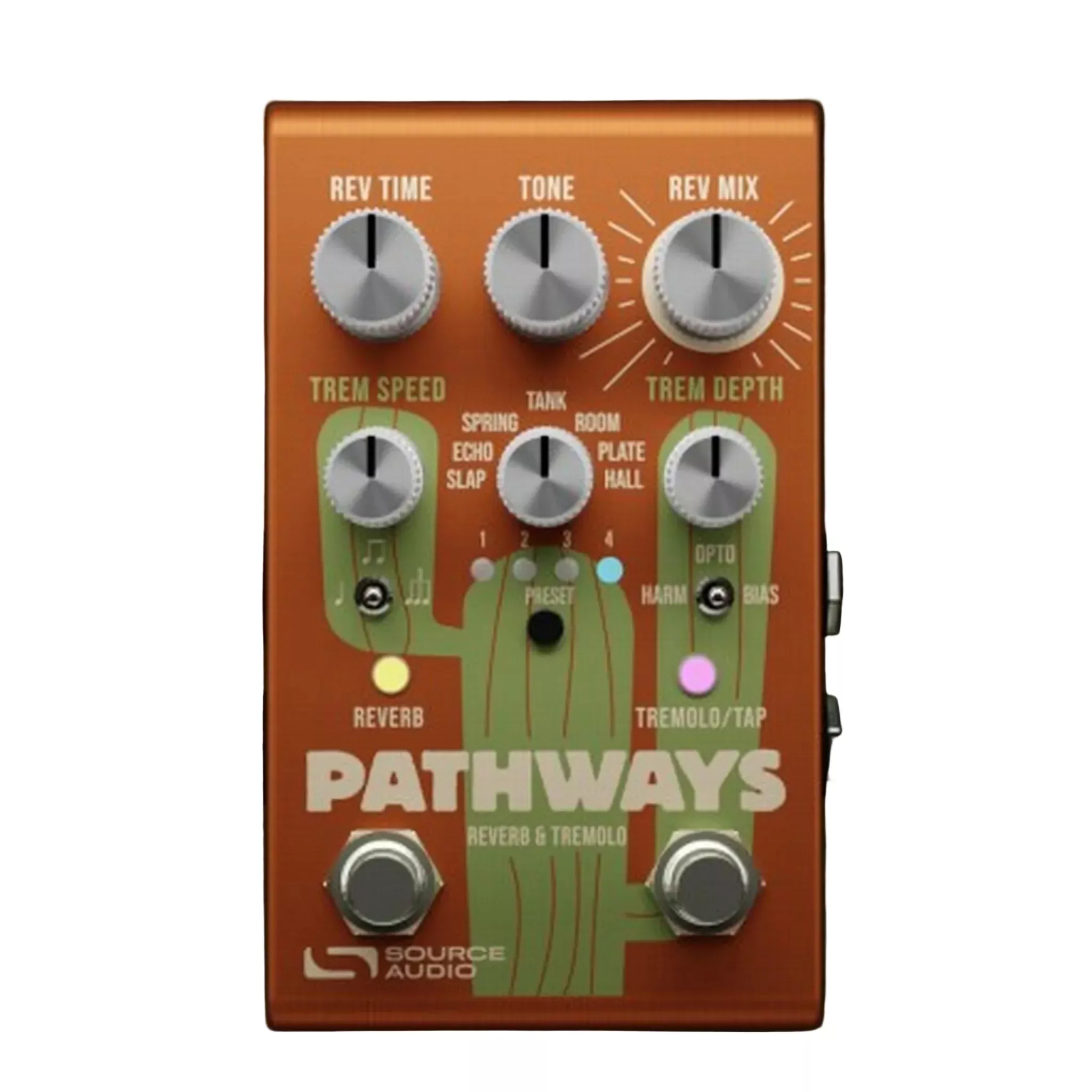 Source Audio SA281 Pathways Reverb & Tremolo Effects Pedal