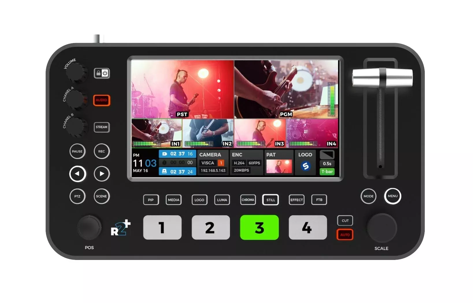 Sprolink NeoLIVE R2 Plus 4-Input HDMI Live Streaming Switcher