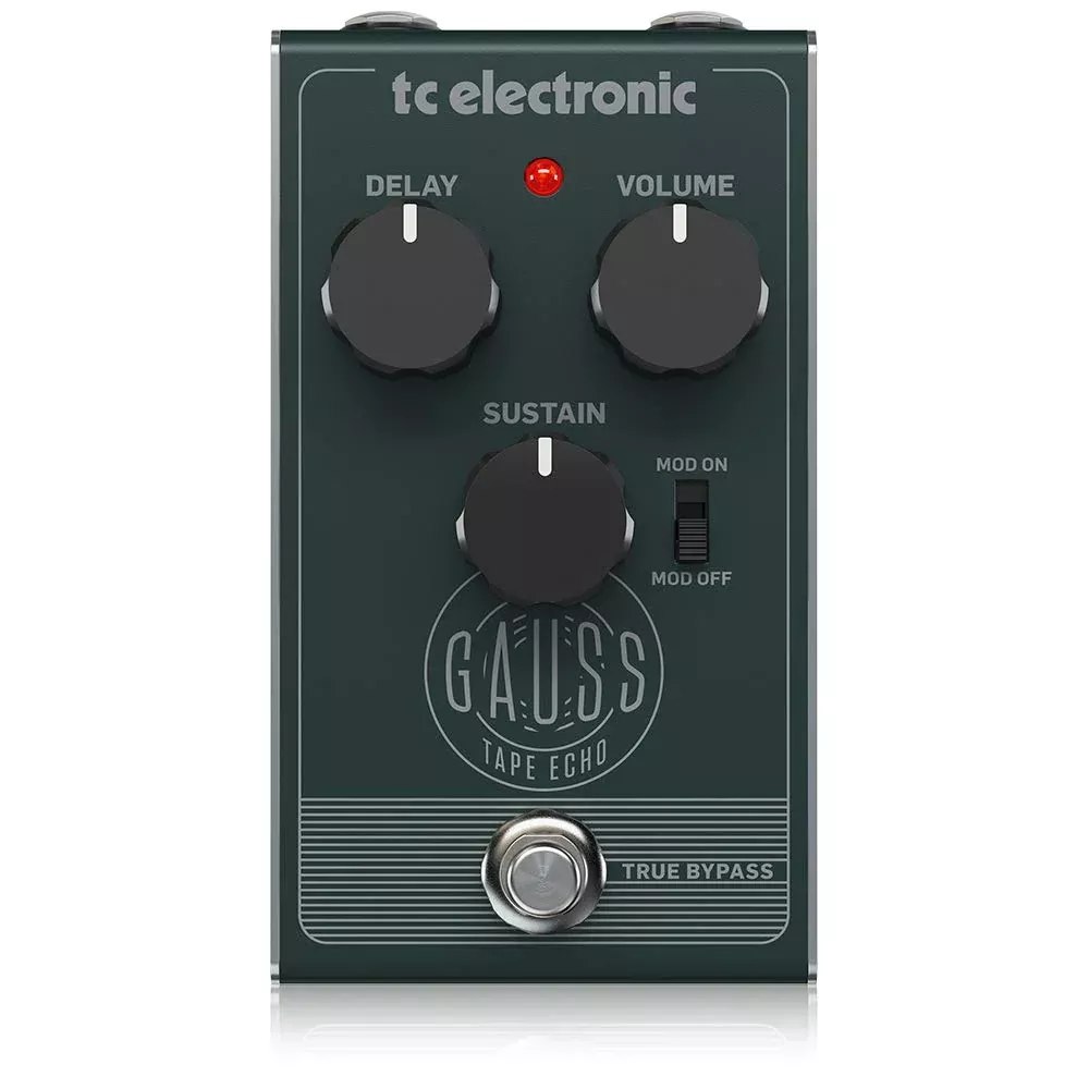 TC Electronic GAUSS TAPE ECHO Super-Saturated Tape Echo Pedal