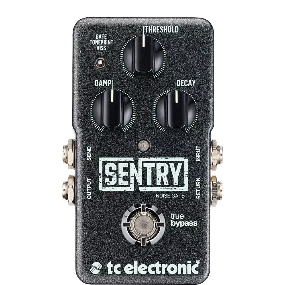 TC Electronic SENTRY NOISE GATE Multiband Noise-Gating Pedal with Hard-Gate Mode
