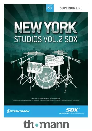 Toontrack SDX New York Studios Vol. 2