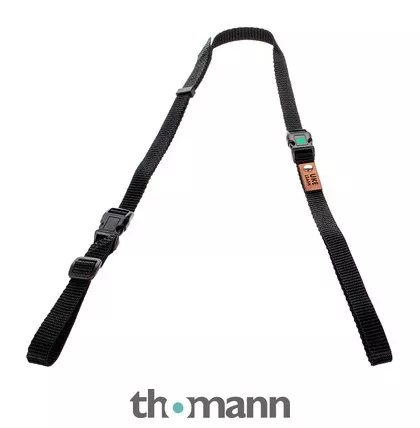 Uke Leash Half Strap Black Medium