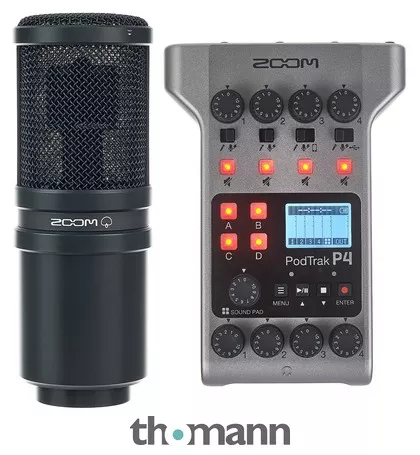 Zoom PodTrak P4 Podcast Mic Set